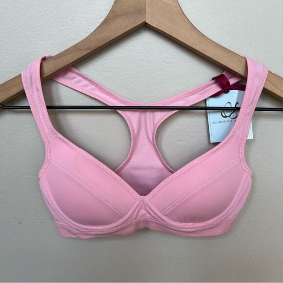 The Little Bra Company NWT Elizabeth Bra Size 28A Racerback Bra in Pink Petal - Picture 6 of 13
